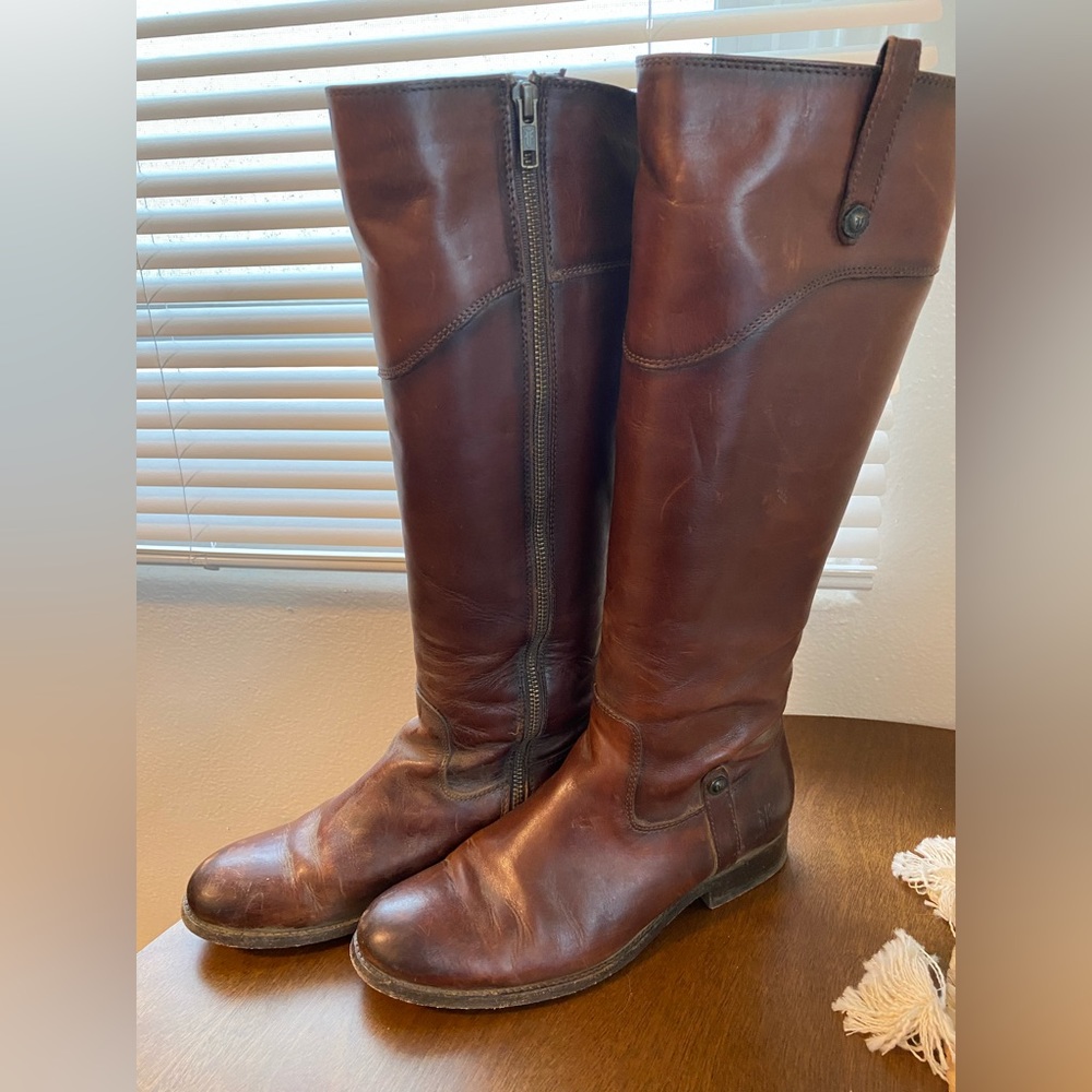 Mellisa button frye boots